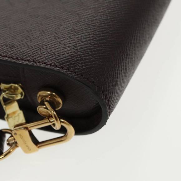 LOUIS VUITTON Taiga Baikal Clutch Bag Acajou M30186 LV Auth 98749 - Picture 15 of 16